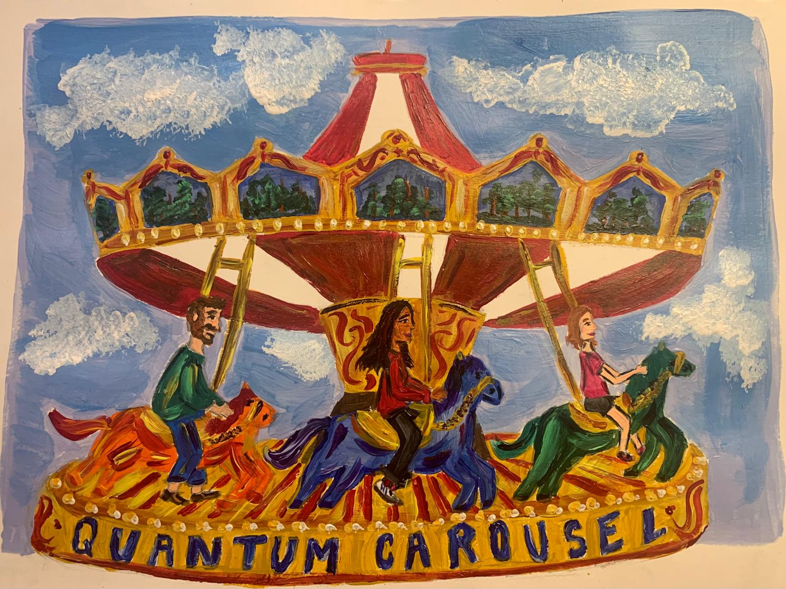 The original Quantum Carousel Painting